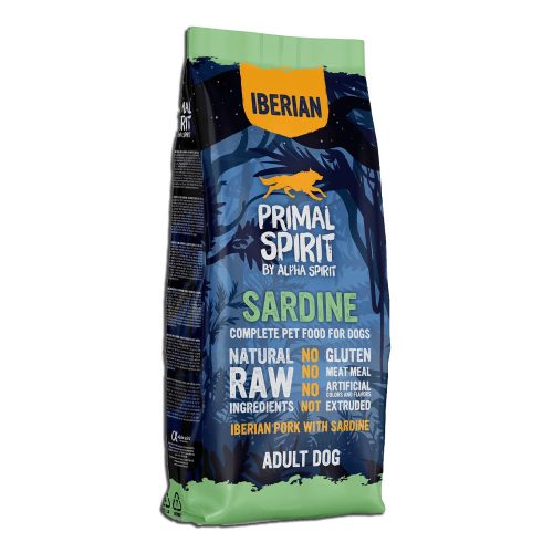 Primal Spirit Iberian Sardine kutyatáp 12kg